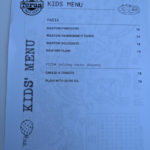 Regular Menu